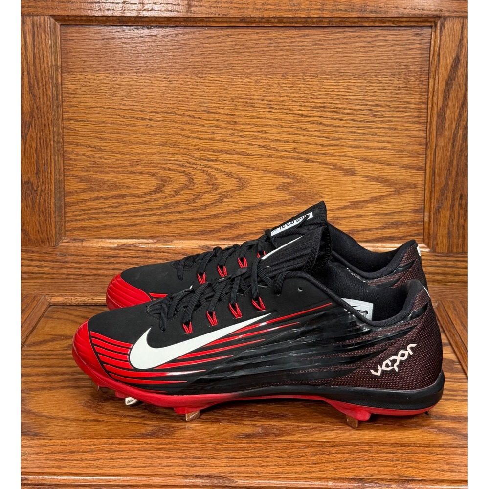 Nike Vapor Select Baseball Cleats Mens 14 Black Red Metal Spikes 683895-016